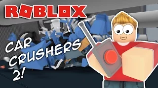 CRUSHING CARS!! Roblox