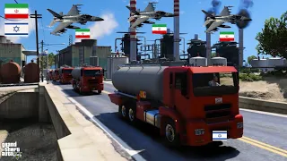 GTA 5 Warfare | Iranian Air Strike vs Israeli Oil Assets