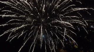 Flying a drone through fireworks (4th of July 2018)[Richmond, Virginia]