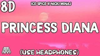 Ice Spice & Nicki Minaj - Princess Diana ( 8D Audio ) - Use Headphones 🎧