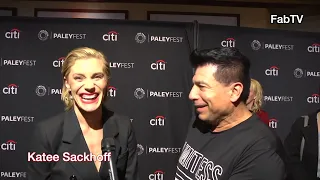 Actress Katee Sackhoffi opening night celebration PaleyFest 2023