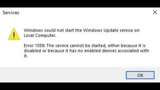 Erreur 1058 : Le service ne peut pas être démarré Windows 10/11 [RÉSOLU]