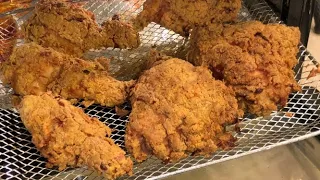 AIR FRYER KFC FRIED CHICKEN  | Step by Step Easy Healthy Fried chicken | Brown Girls Kitchen