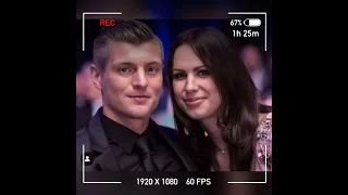 Toni kroos and his wife love 💕 story