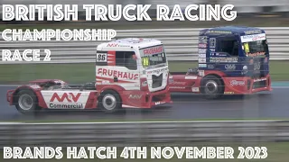 British Truck Racing Championship Race 2 Brands Hatch 4th November 2023