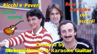 Ricchi e Poveri – Come Vorrei  - Karaoke con accordi (Fair Use)