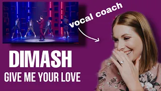 Vocal Coach reacts to Dimash-“Give me your love”