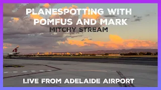 🔴✈️ PLANE SPOTTING WITH MITCHY: LIVE from Adelaide Airport (ADL) + ATC ✈️🔴