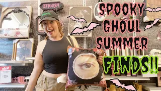 SPOOKY GHOUL SUMMER FINDS!! ( Michael’s, Target, Marshalls etc) | Shop W/ Me!