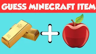 Can You Guess The Minecraft Items | Emoji Quiz |@quizzlemania