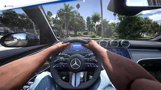 ⁴ᴷ⁶⁰ GTA 6 Graphics!? - Mercedes Benz C-Class POV Raw Gameplay 2023 - NVIDIA RTX™ 4090