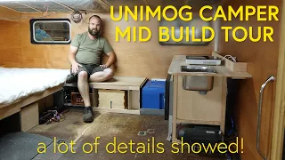 The Unimog Camper Mid-build Tour – Revealing The Details!
