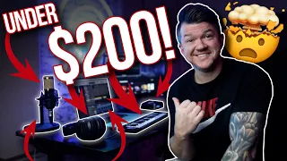 How To Build A Home Studio For Under $200 | Budget Recording Studio Setup 2021