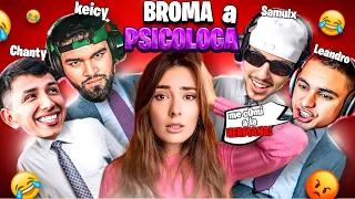 CONTRATAMOS UNA PSICÓLOGA ONLINE Y LE HACEMOS LA MEJOR BROMA 😂, *nos peleamos * | Samulx