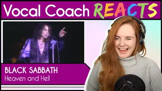 Vocal Coach reacts to Black Sabbath - Heaven and Hell (Ronnie James Dio Live)