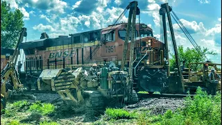 Aftermath Of BNSF Train Derailment In Dakota City, NE After Striking Truck