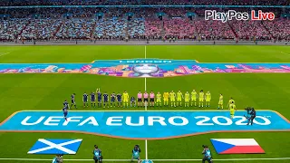 PES 2021 - Scotland vs Czech Republic - EURO 2020 - Gameplay PC