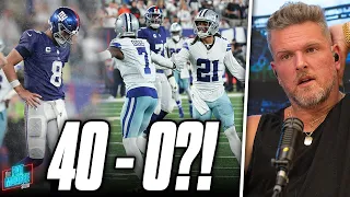 Cowboys Smack Giants 40 0, Have The Cowboys ACTUALLY Figured It All Out? | Pat McAfee Reacts