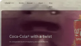 The Coca Cola website is absolutely horrible