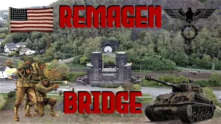 US Army Win the Battle of Remagen | Blown Up by the Retreating Germans | Ludendorff Bridge in WW2