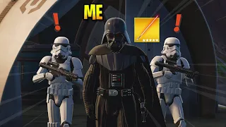 PRETENDING TO BE THE DARTH VADER BOSS!!!...(Fortnite Battle Royale)