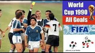 World Cup 1990 in Italy. All Goals HD