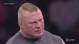 Dean Ambrose interrupts Brock Lesnar & Paul Heyman to pick some 'Mania essentials   Raw, Mar 28, 201
