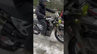 Dangerous Bike Riding on snow | Snow bike | Adventure time |  Adventure Snow |