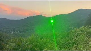 Laser Pointers from 1.25 miles away.