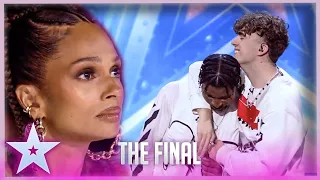 Flintz & T4ylor: He Forgets Lyrics LIVE TV..Alesha Moved To Tears With Original | Final BGT 2022