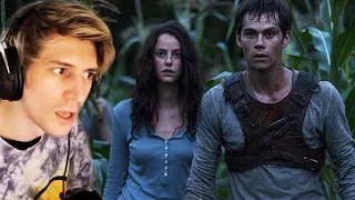 Teens Are Trapped Inside a DEADLY MAZE | xQc Reacts to 'The Maze Runner'