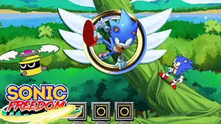 Beautiful Hand Drawn Sonic Game - Sonic Freedom