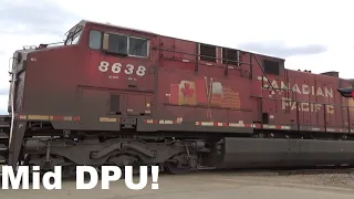 CP 201 Heads South w/ EX Holiday Train Unit 8638!! Edmonton AB
