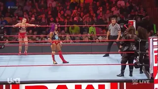 Ronda Rousey & Sasha Banks Vs Nia Jax & Tamina - WWE Raw 14/01/2019 (En Español)