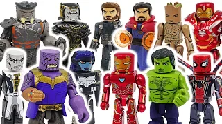 Marvel Avnegers Infinity War Minimates Hulk VS Thanos! #DuDuPopTOY