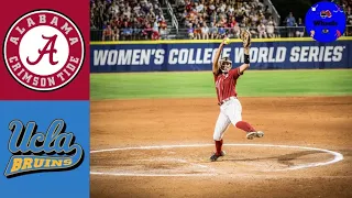 Montana Fouts Perfect Game at the WCWS! | #3 Alabama vs #2 UCLA | 2021 College Softball Highlights