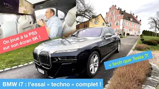 Essai BMW i7 : PS5, écran 8K, CarKey... plus techno que Tesla ?