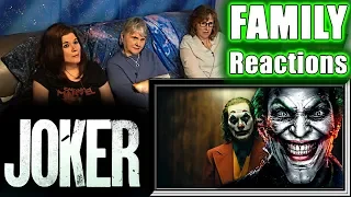 JOKER | teaser trailer | FAMILY Reactions