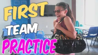 Coach Life: First Gymnastics Team Practice| Rachel Marie