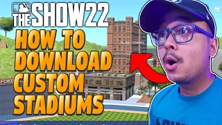 *NEW* How to Download CREATED STADIUMS for DIAMOND DYNASTY in MLB The Show 22