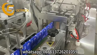 #packingmachine #wetwipesmachine Automatic Four Side Seal Wet Tissue Packing Machine Production Line