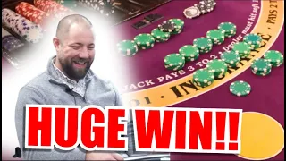 🔥MASSIVE PLAYS🔥 10 Minute Blackjack Challenge - WIN BIG or BUST #176