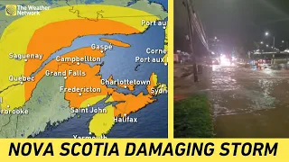 Evacuation Order Issued in Nova Scotia as Torrential Rainfall Threatens Dam