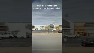 Abandoned Hobby Lobby, store and Toys R Us