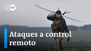 Ucrania recurre a los drones ante la falta de artillería de Occidente