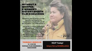 Without A Whisper: A Women's History Month Film Viewing and Discussion
