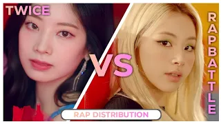 TWICE - Rap Distribution | All Korean MV's (Like Ooh Aah - I Can't Stop Me)