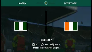 Nigeria v Côte d'Ivoire | Africa Cup of Nations 2023 | Final | PES 2021