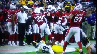 Cardinals Fake Punt against Steelers