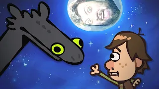 JAK WYTRESOWAĆ SMOKA, ale to PARODIA... 🡆 The Ultimate “How To Train Your Dragon” Recap Cartoon 🐉🐼😂